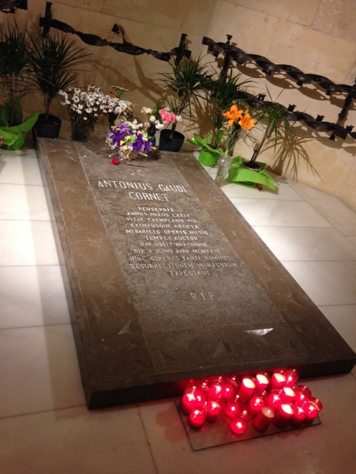 Gaudí's grave.